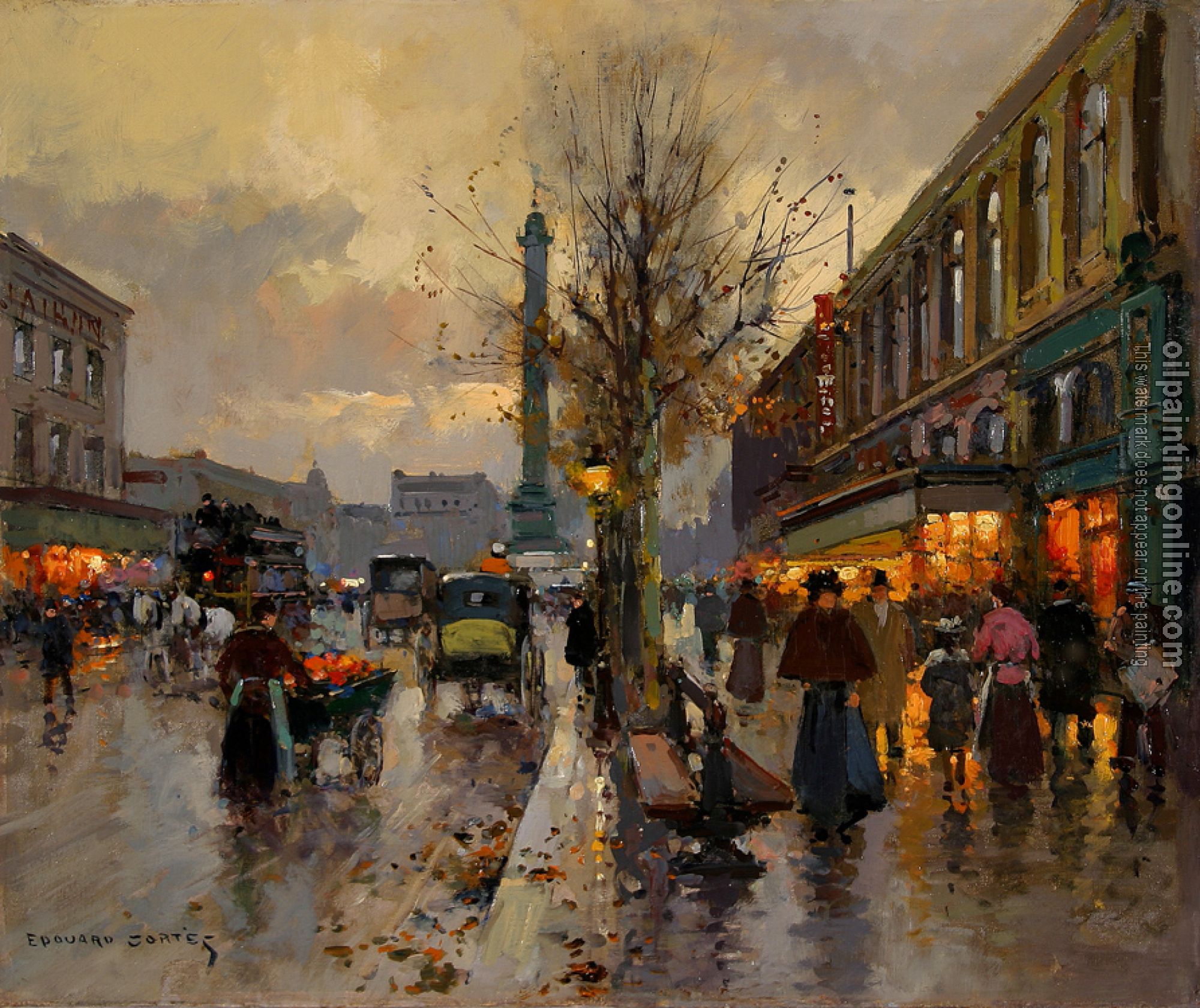 Edouard Cortes - Place de la Bastille